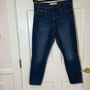 Gap True Skinny High Rise Crop Jeans